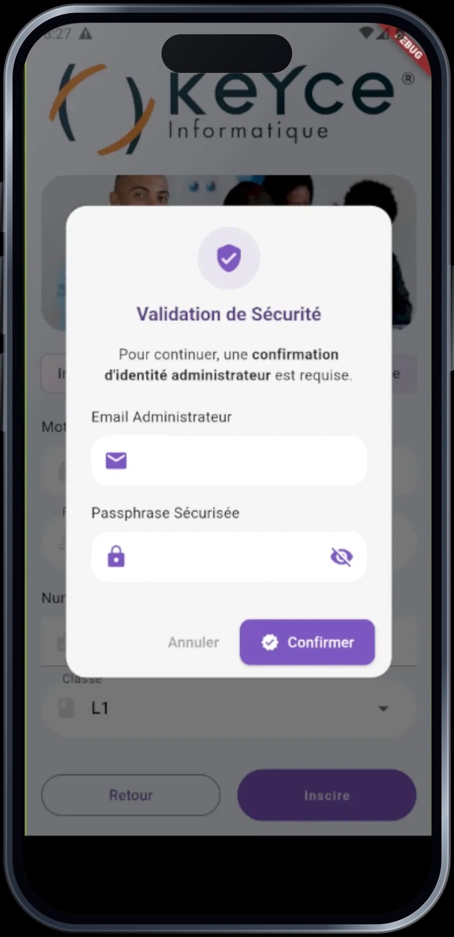 EduTrack — Gestion scolaire — capture 3