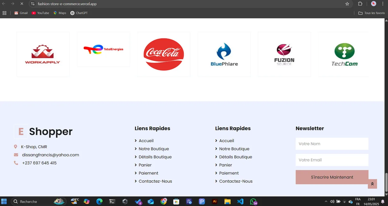 Fashion Store — E-commerce web — capture 3