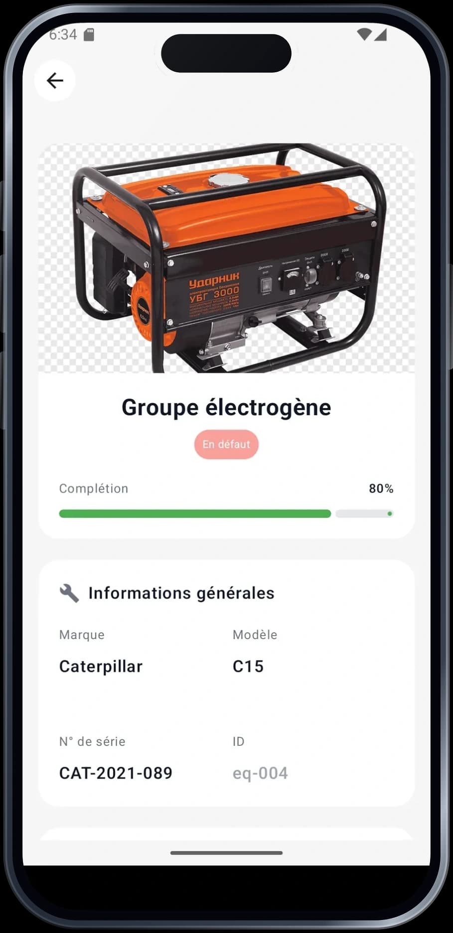Beeldi — Gestion d'équipements — capture 3